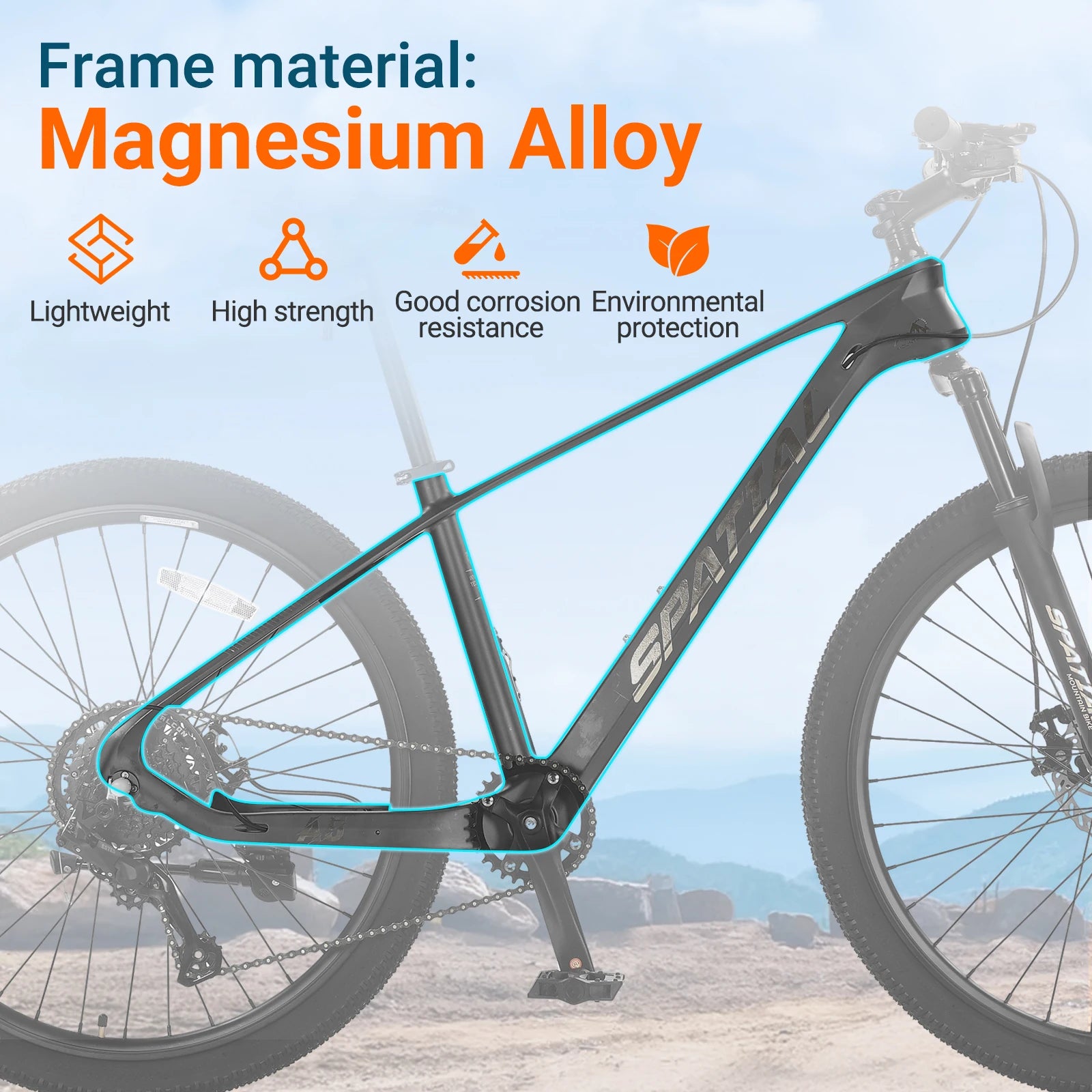 27.5 Inch  8 Speed Mountain Bike