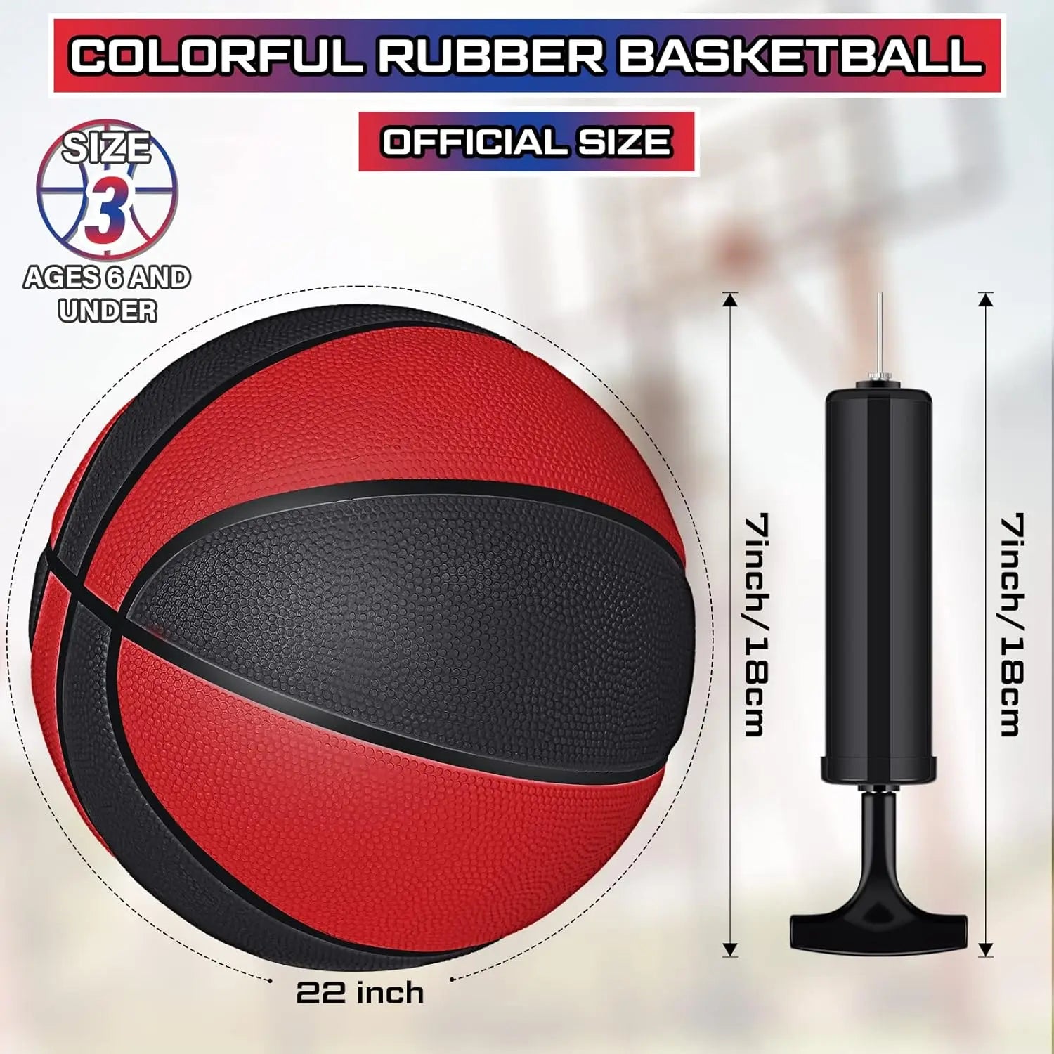 12 PCS Mini Basketball Size 3