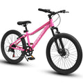 24 Inch Kids' Mountain Bike, 7 Spee