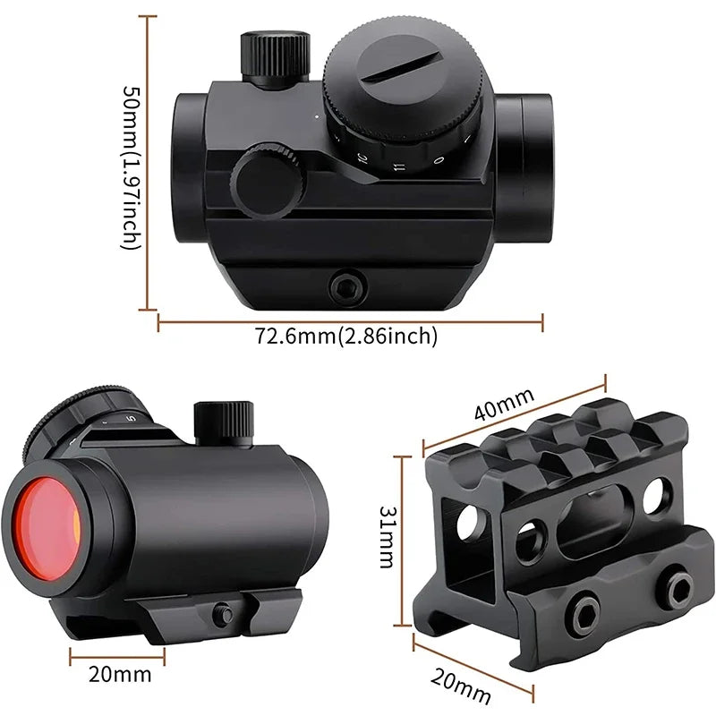 1x20mm Red Dot Sight