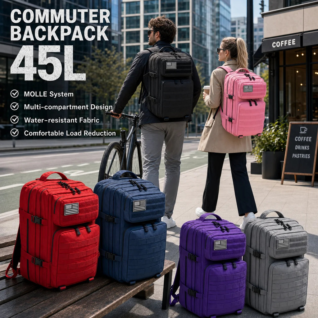 45L Tactical Travel Backpack Large Capacity