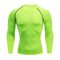 Men Bodybuilding Sports Compression T-Shirt LS