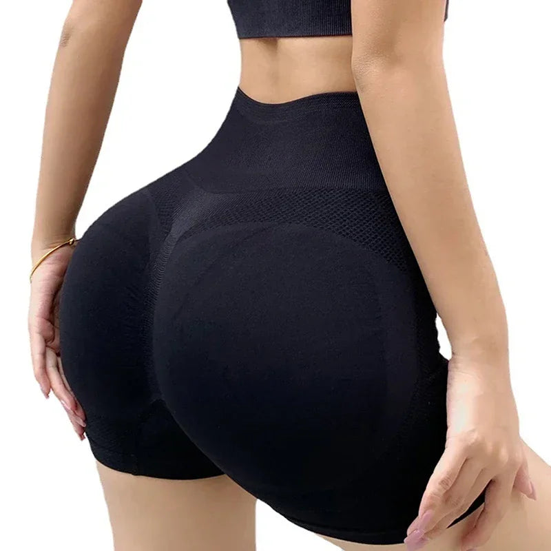 High Waist Push Up Gym Shorts Women
