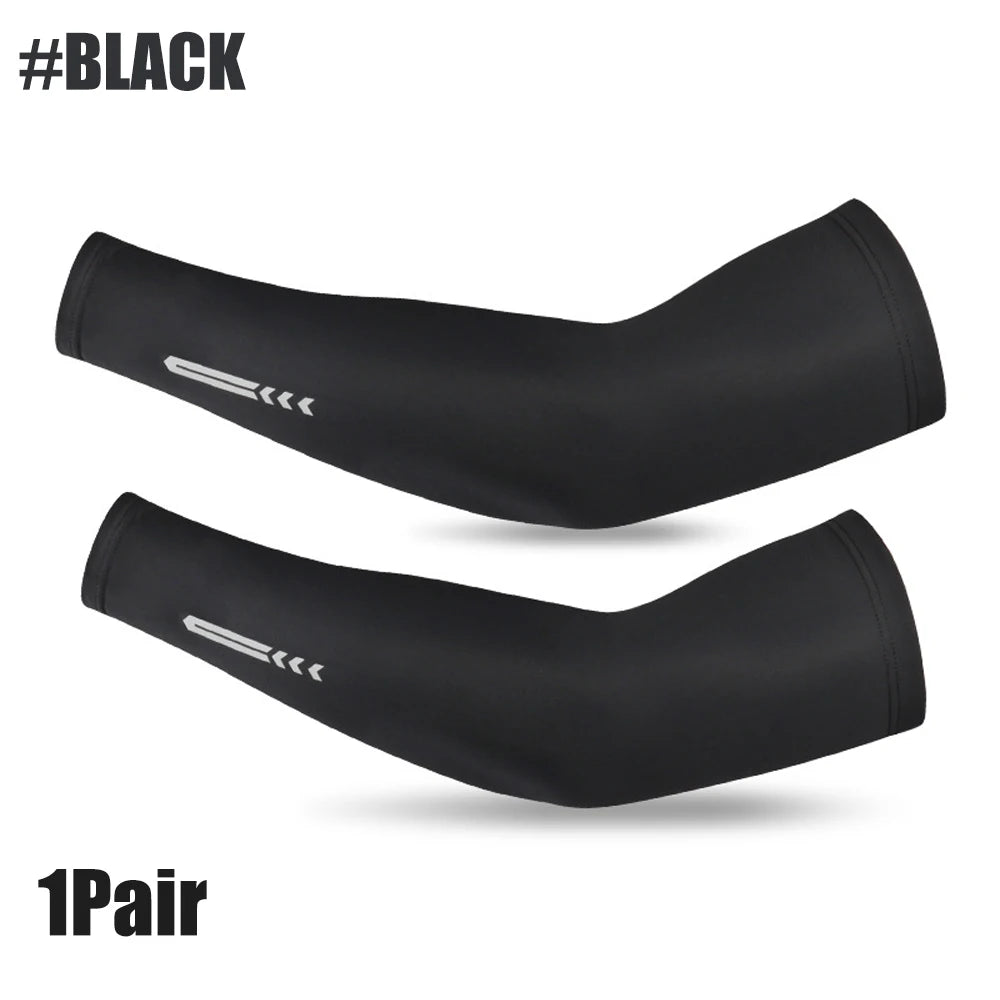 1Pair UV Sun Protection Cooling Arm Sleeve