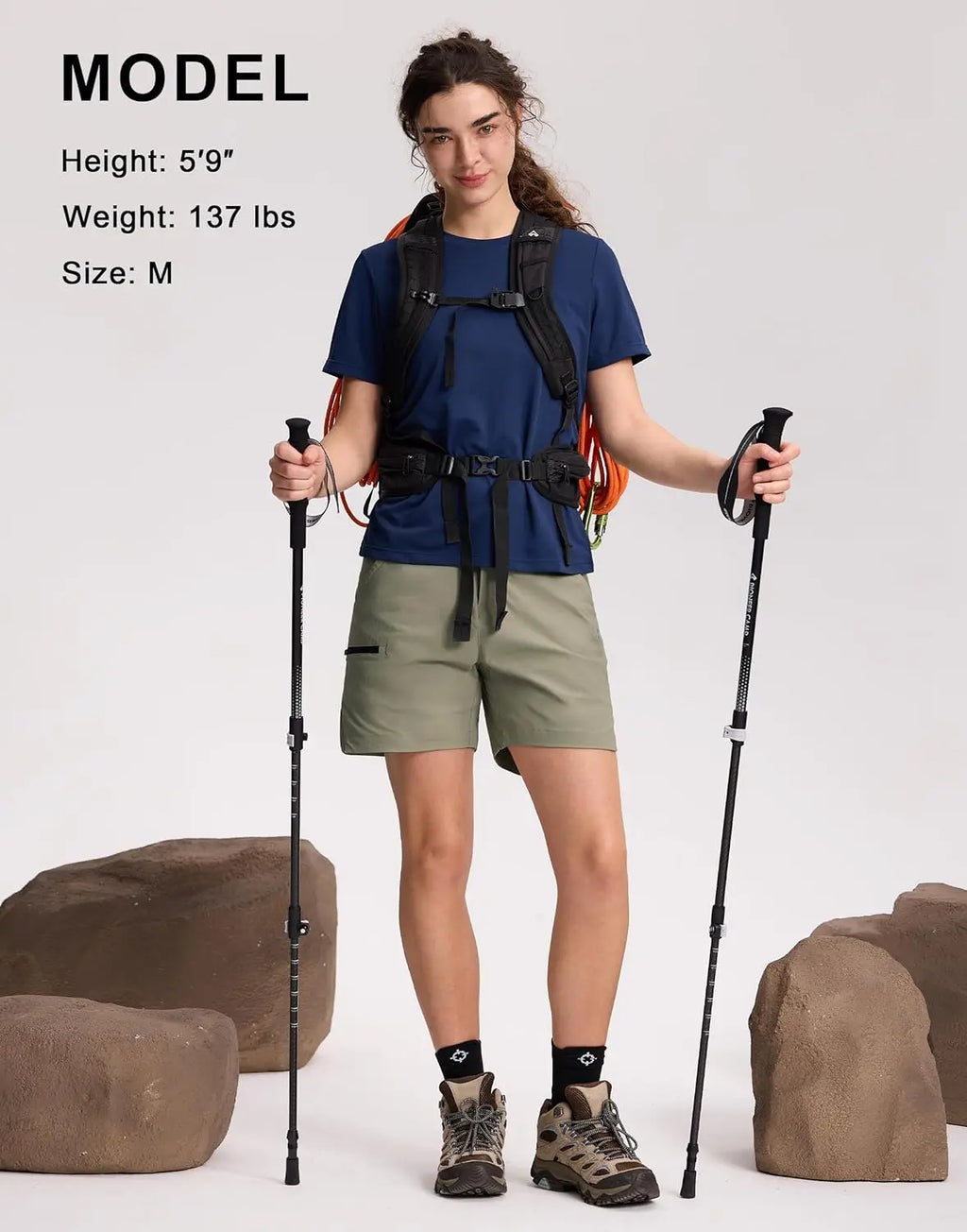 Women's 5" Ripstop Hiking Cargo Shorts