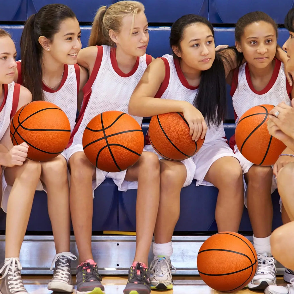 12 Pcs Official Rubber Basketball