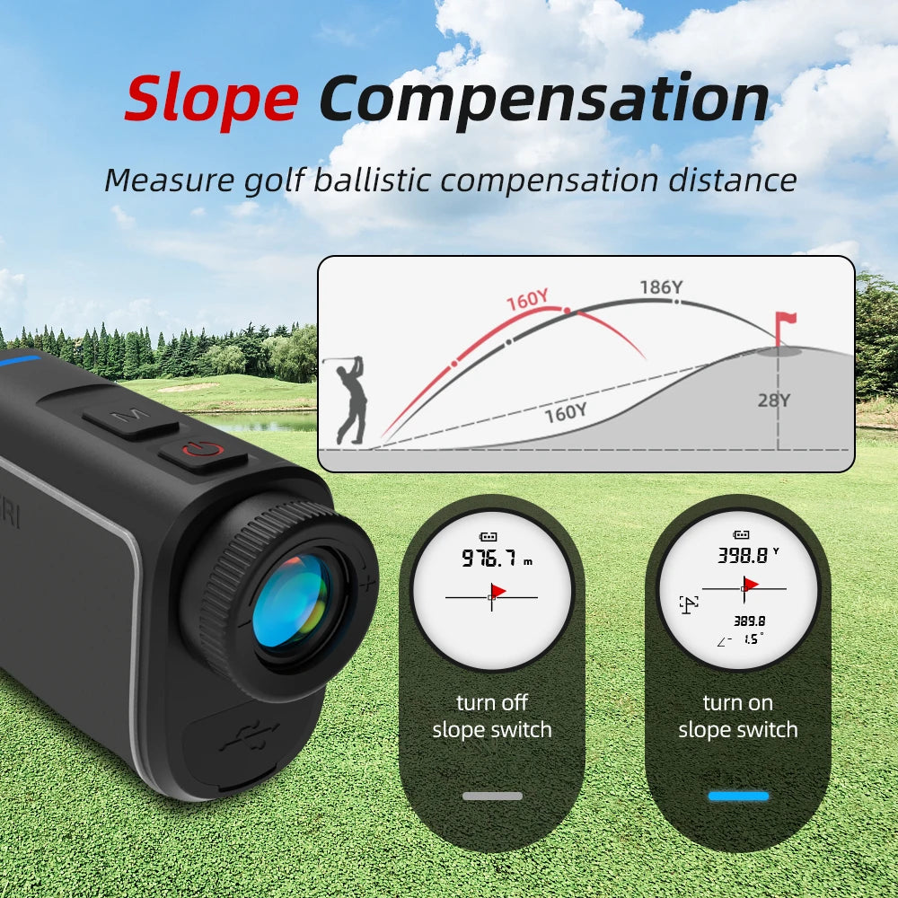 New 1090 Yards Golf Rangefinde