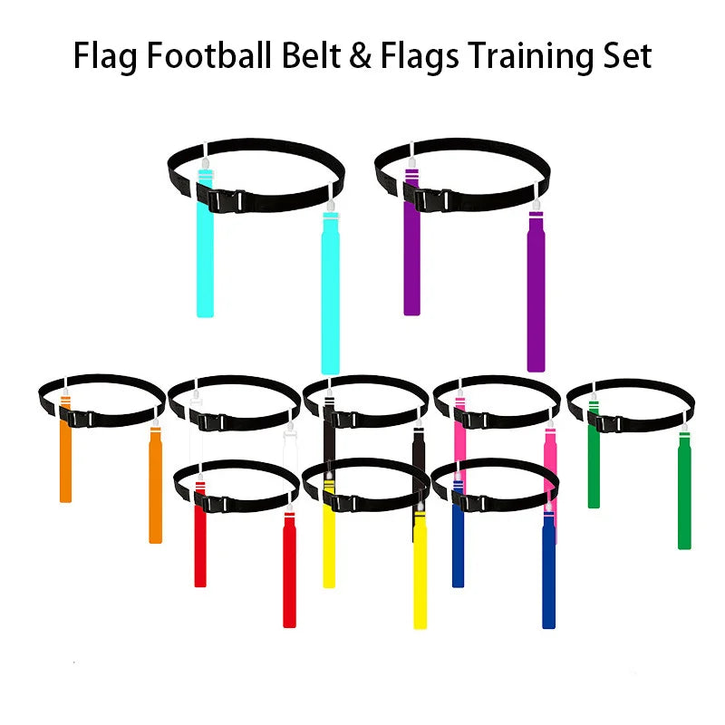 Adjustable Flag Football Belt Set