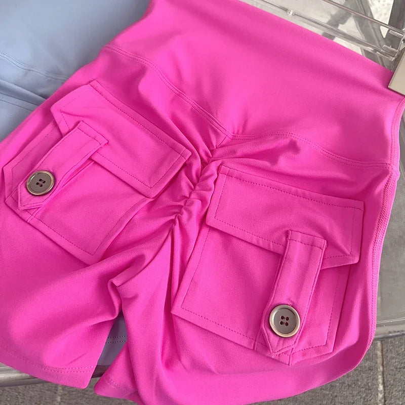 Lift Butt Fitness Ladies Yoga  Short Pants