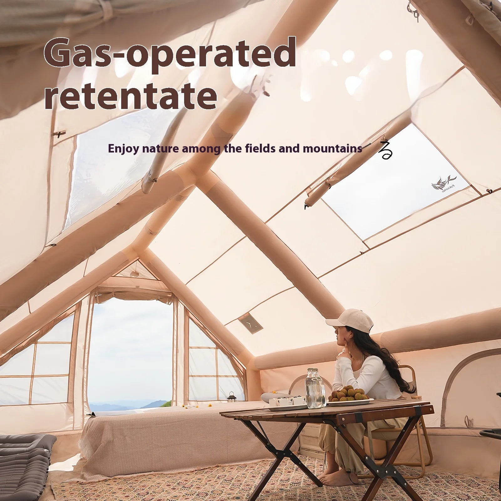 Inflatable Tents With Stove Plug