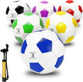 6 Pack Size 3 Machine Stitched Soccer Balls