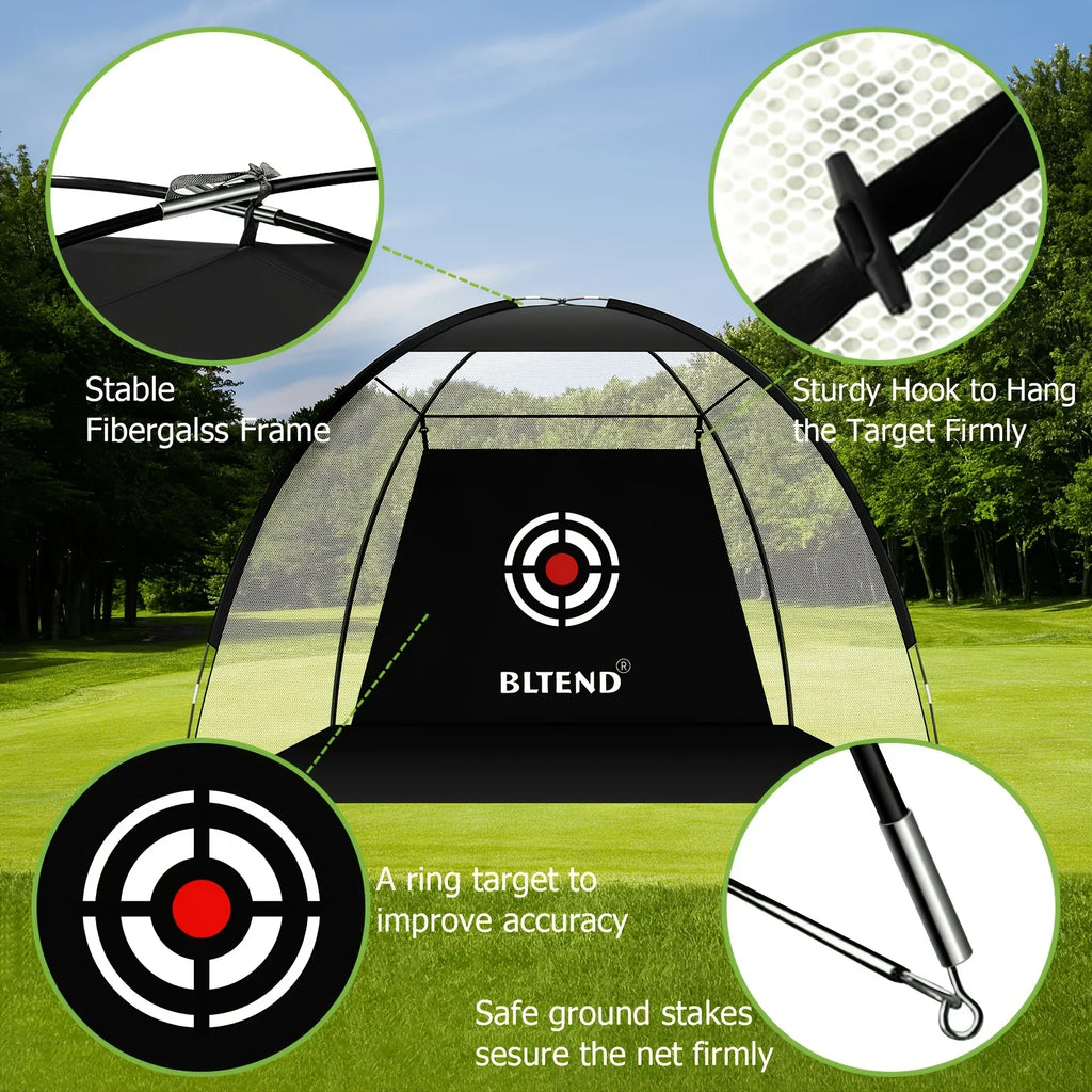 Heavy Duty Golf Hitting Net, 10x7ft