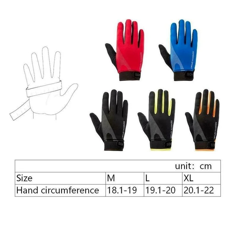 Men Cycling Gloves Full Finger Touch Screen