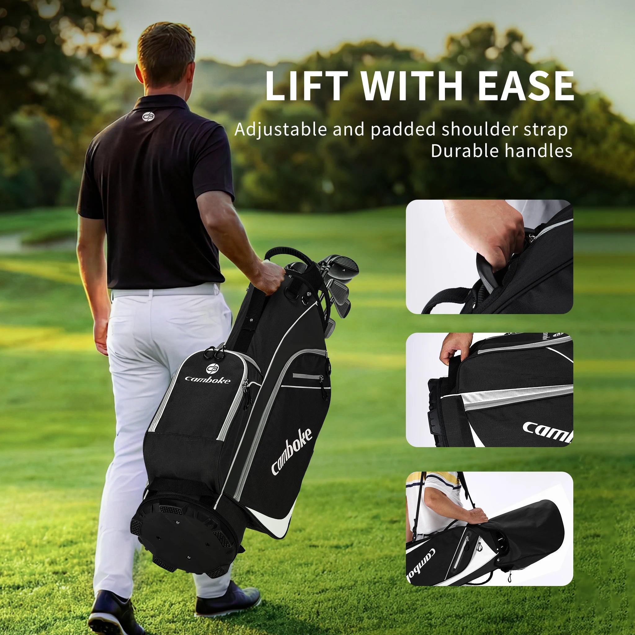 Lightweight Golf Cart Bag 14 Way