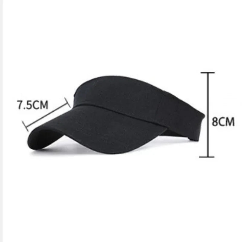 Unisex Solid Color Sun Caps