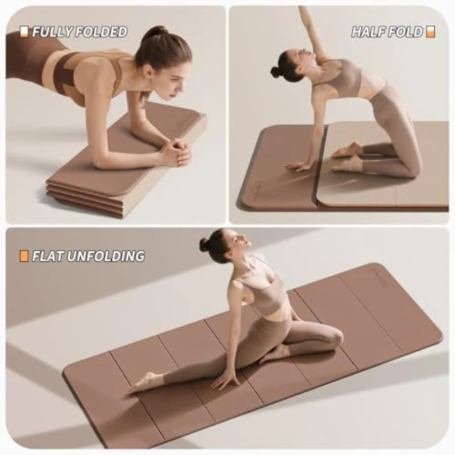 Foldable Fitness Yoga Mat 2/5" 10MM