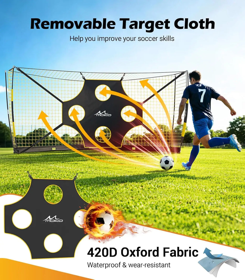12x6 FT Soccer Goal with Precision Target