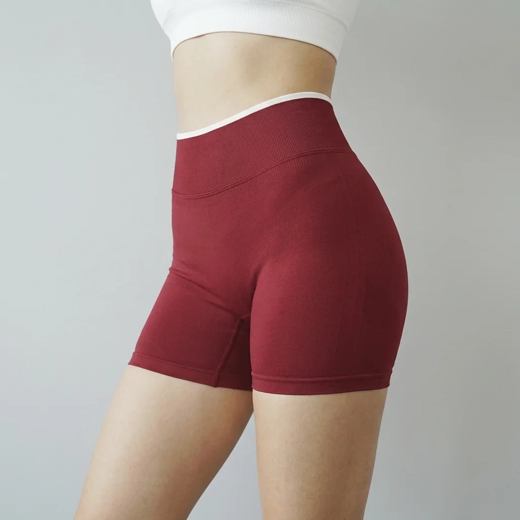 Women's High Waist Seamless Yoga Shorts