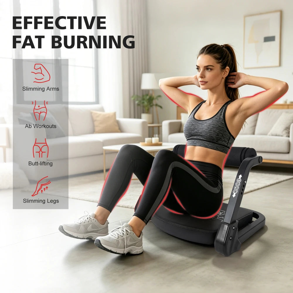 Abdominal Machine with Resistance Bands