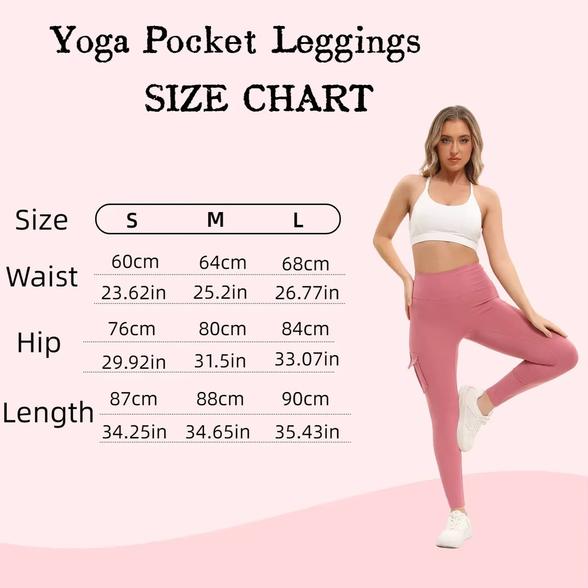 3PCS Women's Solid Color Gym Leggings