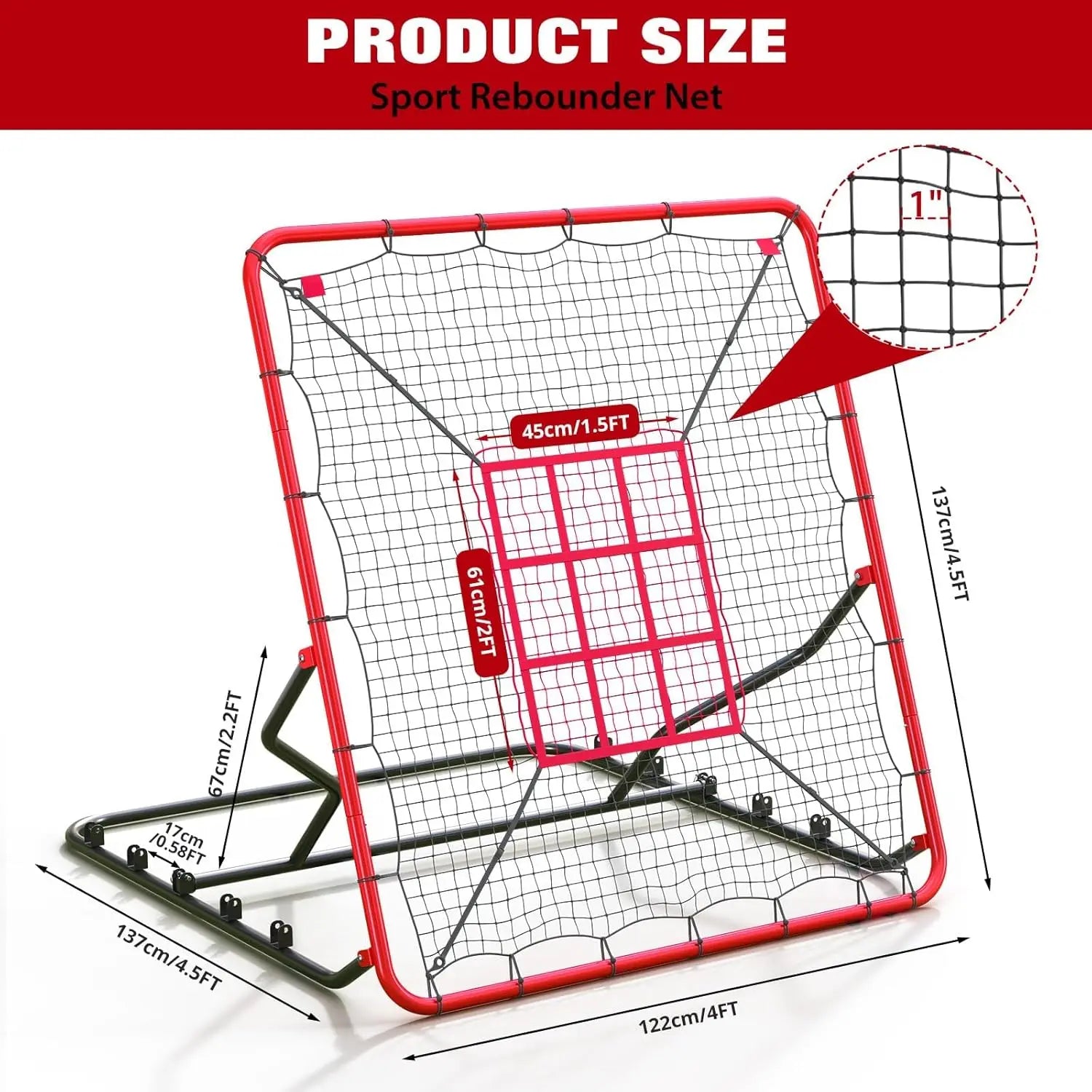 Baseball/Softball Rebounder Net
