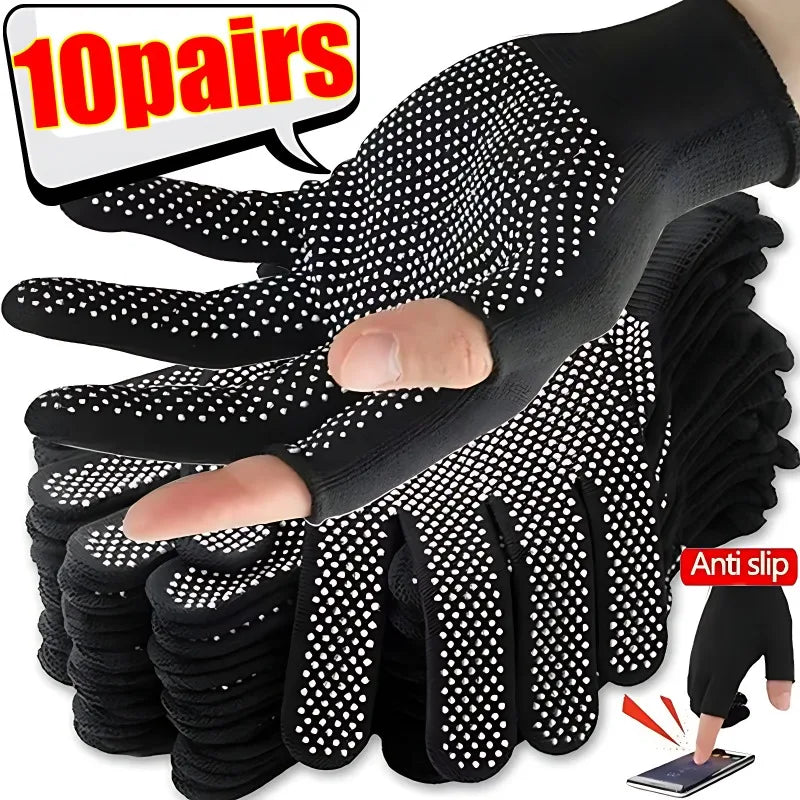 Non-slip Touchscreen Nylon Gloves Men Women