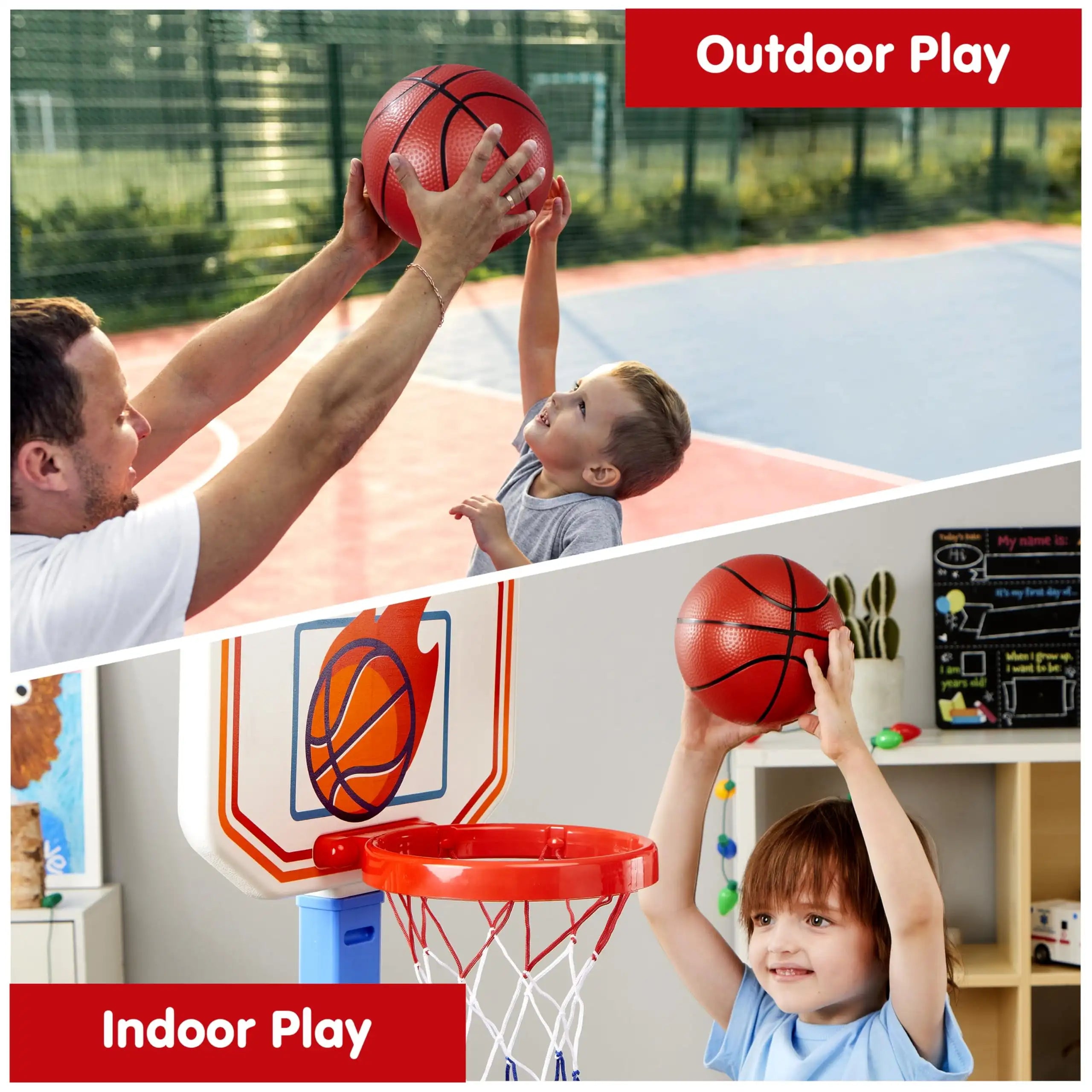 Toddler Basketball Hoop Indoor 4 Balls