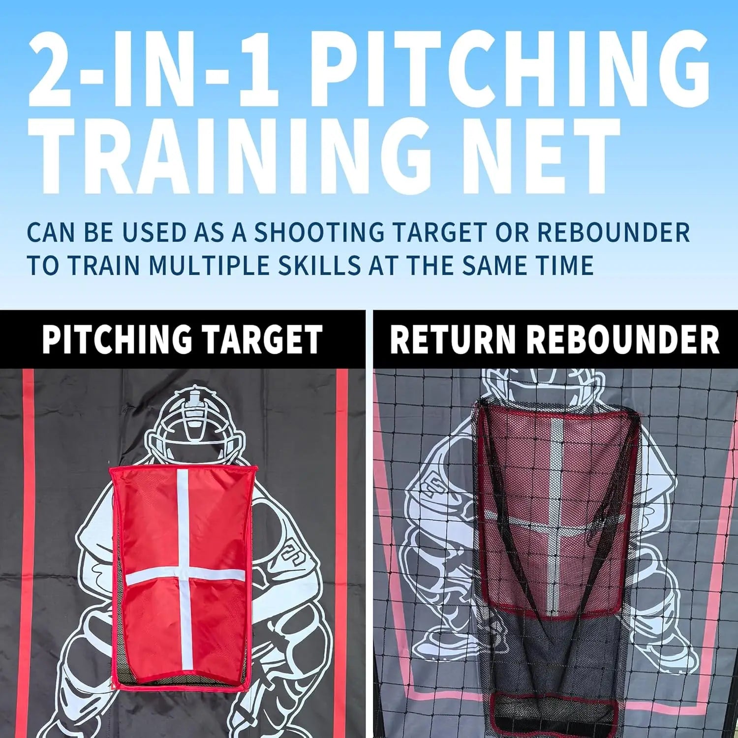 Baseball/ Softball Pitching Rebound Net
