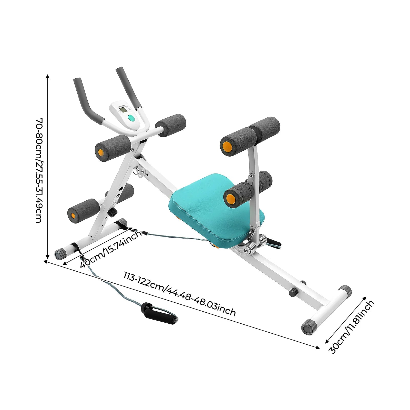 Sit Up Ab Machine, 264 lbs Capacity