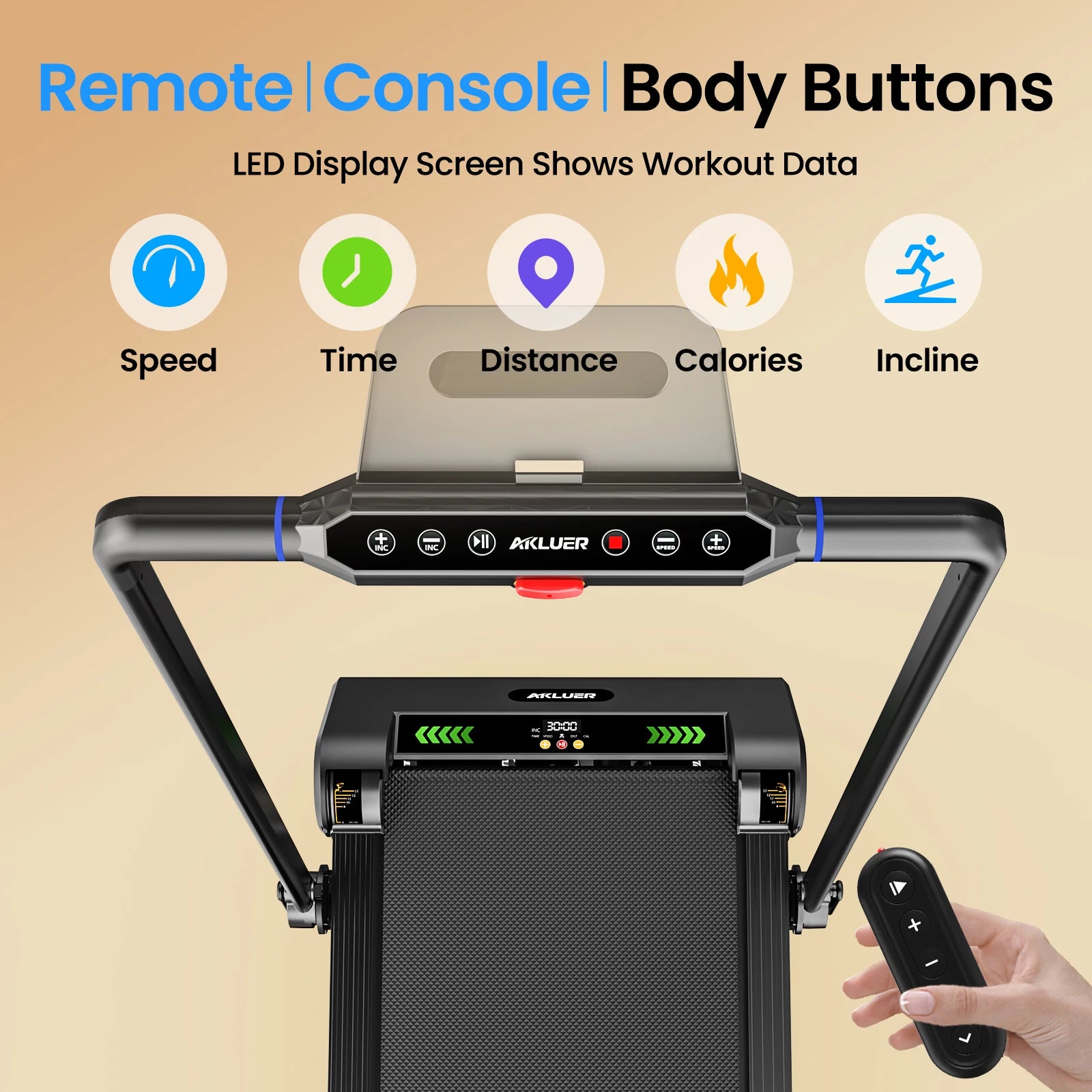 Auto Incline Walking Pad Treadmill 2.5HP