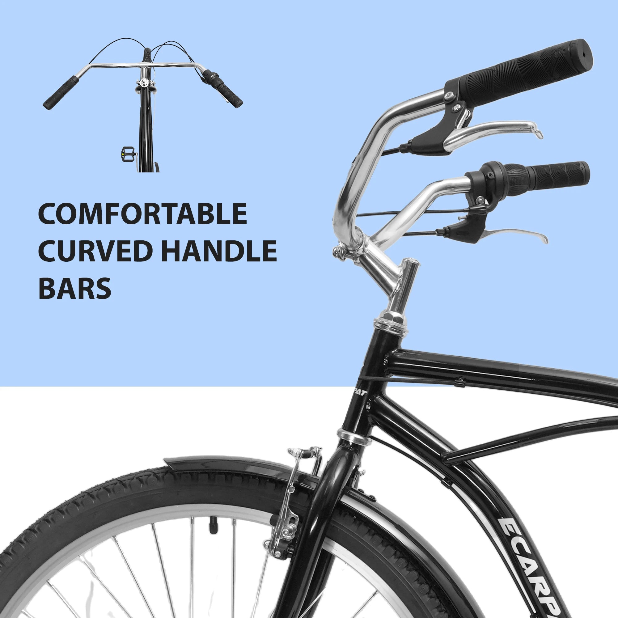 26 Inch 7 Speed Beach Cruiser Bike