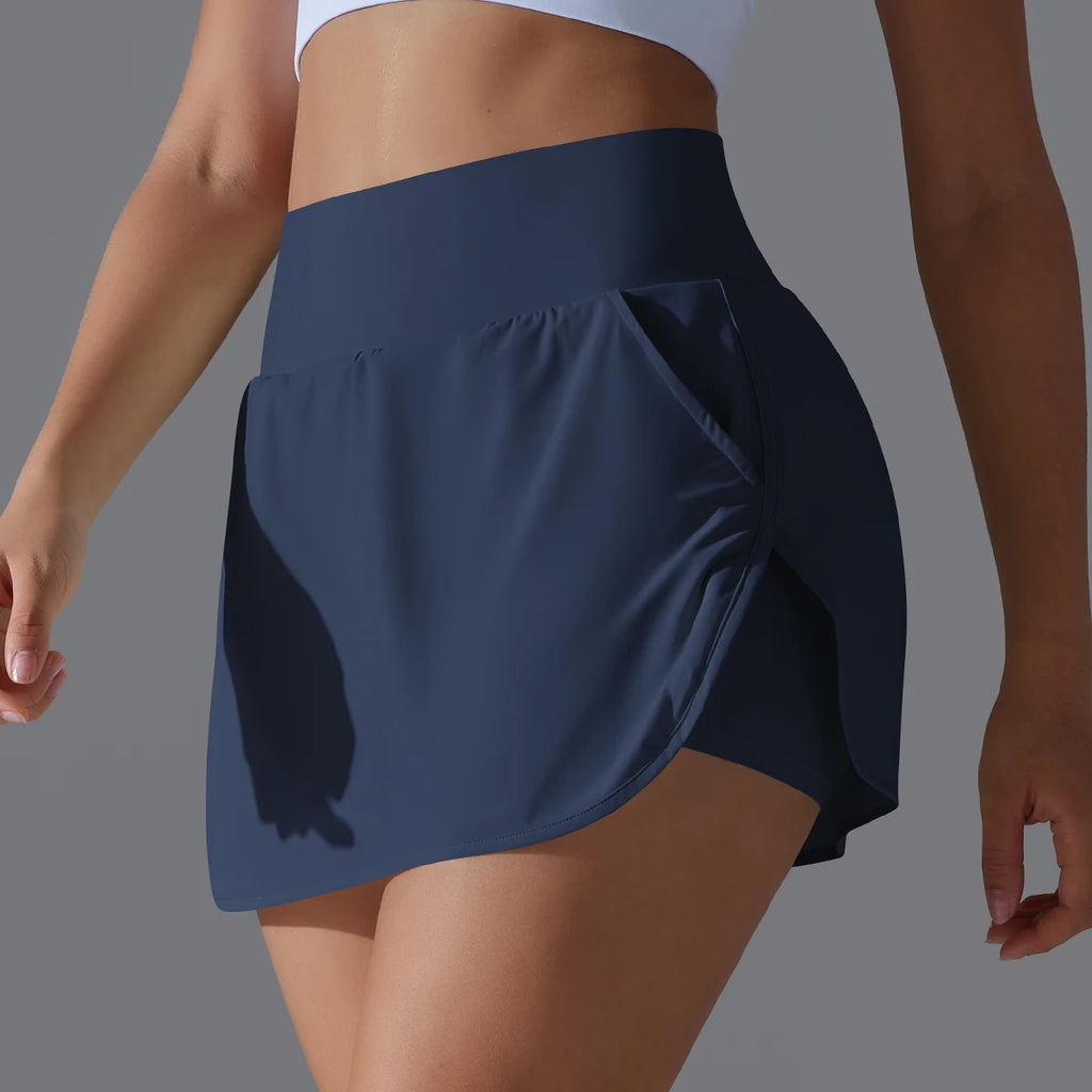 High Waist Breathable Athletic Skirt