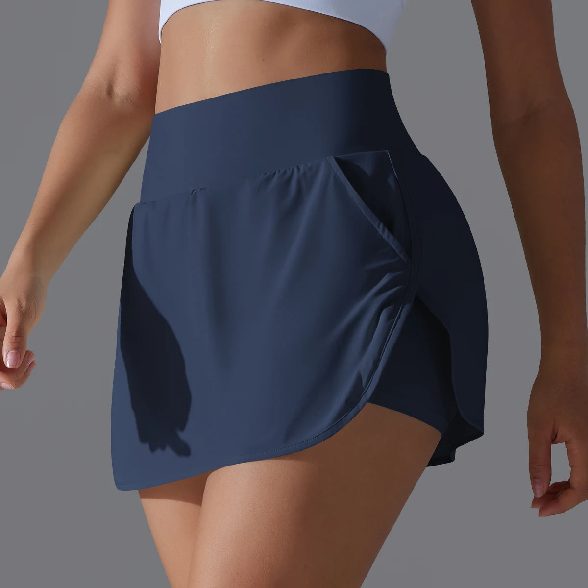 High Waist Breathable Athletic Skirt