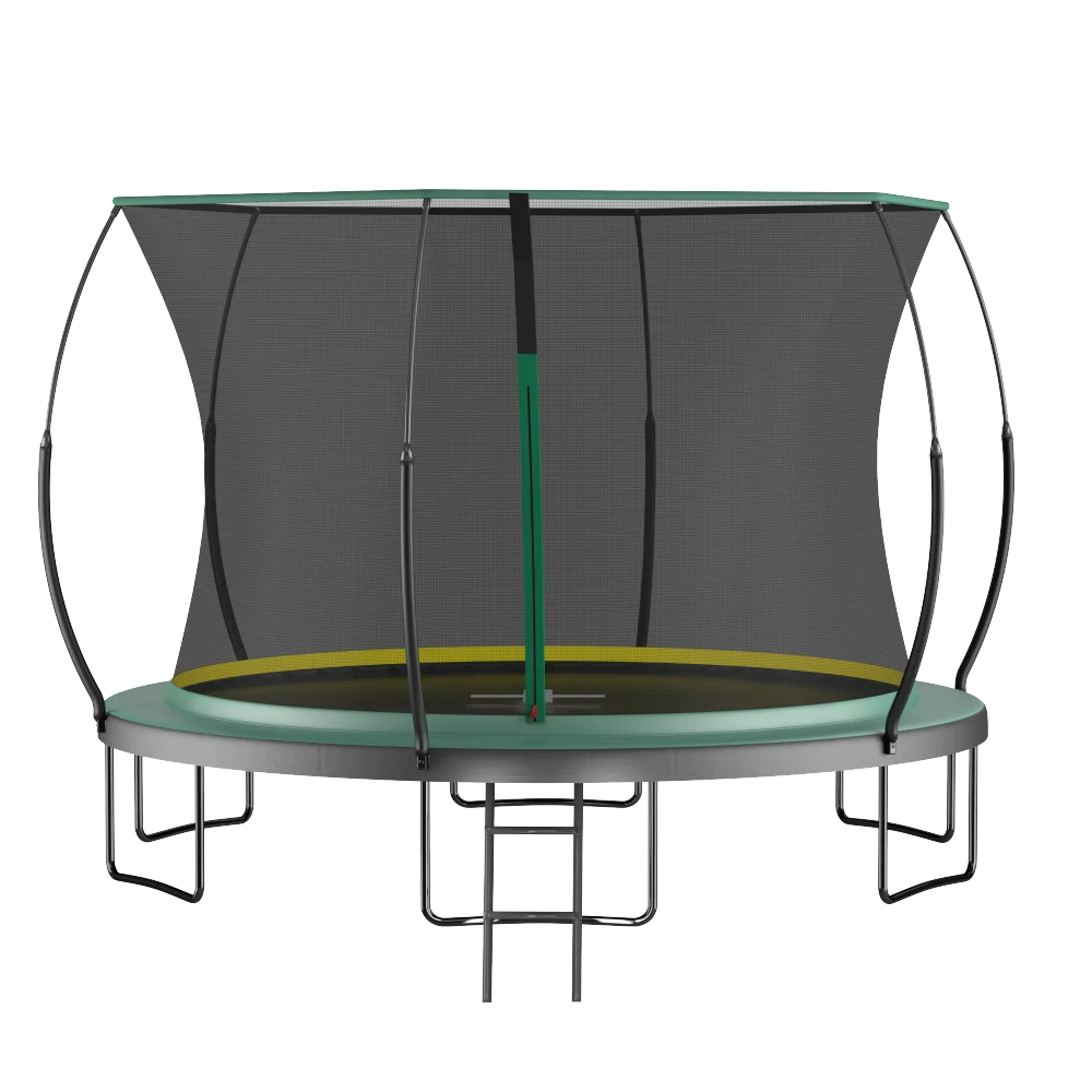 14FT Springfree No Gap Trampoline - Green