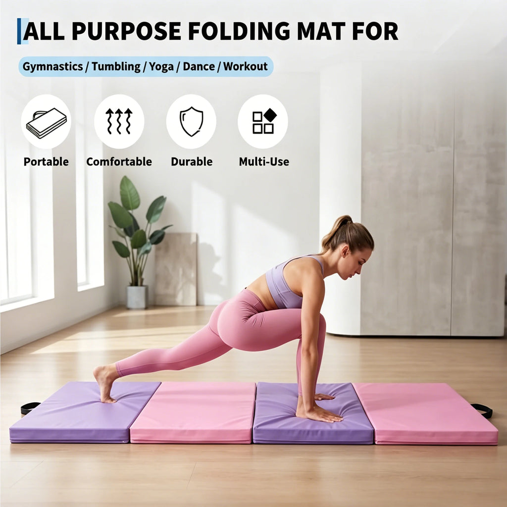 6x3 Ft Gymnastics Mat 2'' Thick