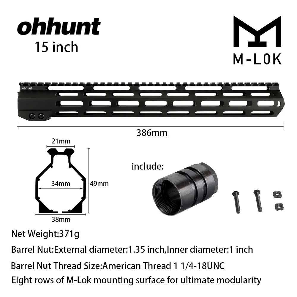AR15 Free Float M-LOK Handguard
