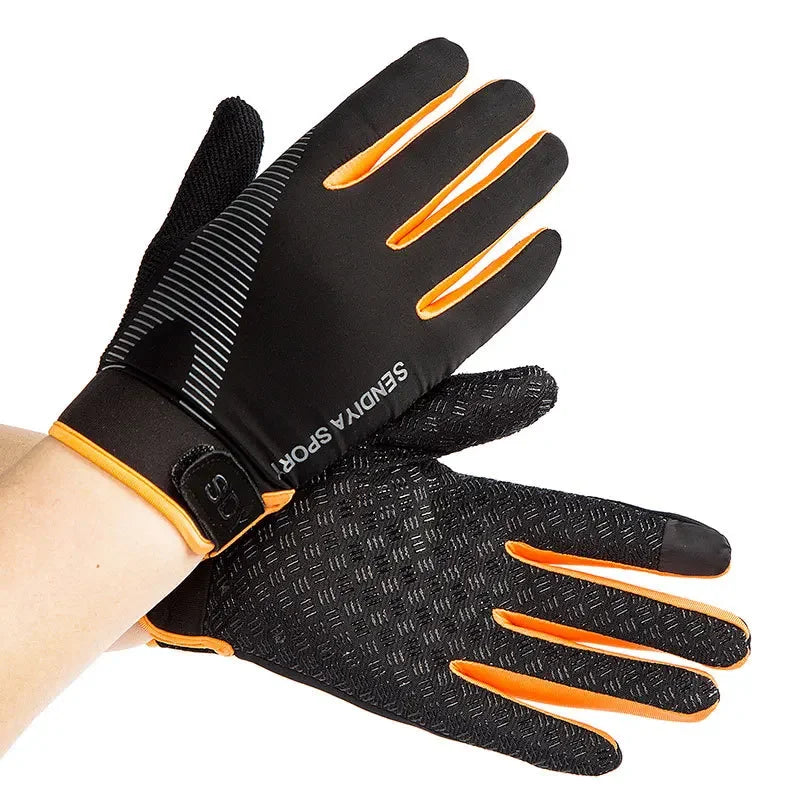 Men Cycling Gloves Full Finger Touch Screen