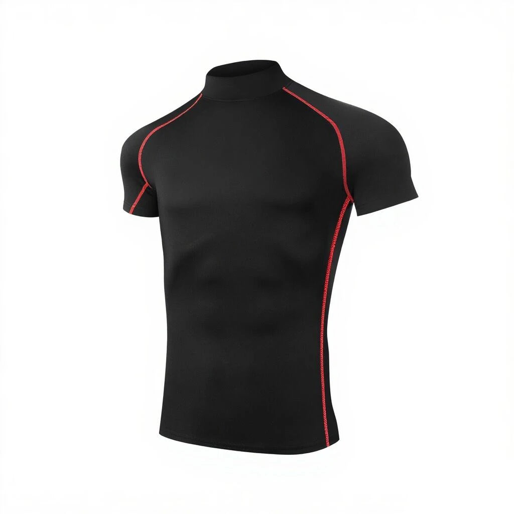 Compression T Shirt Men Bodybuilding Short Sleeve