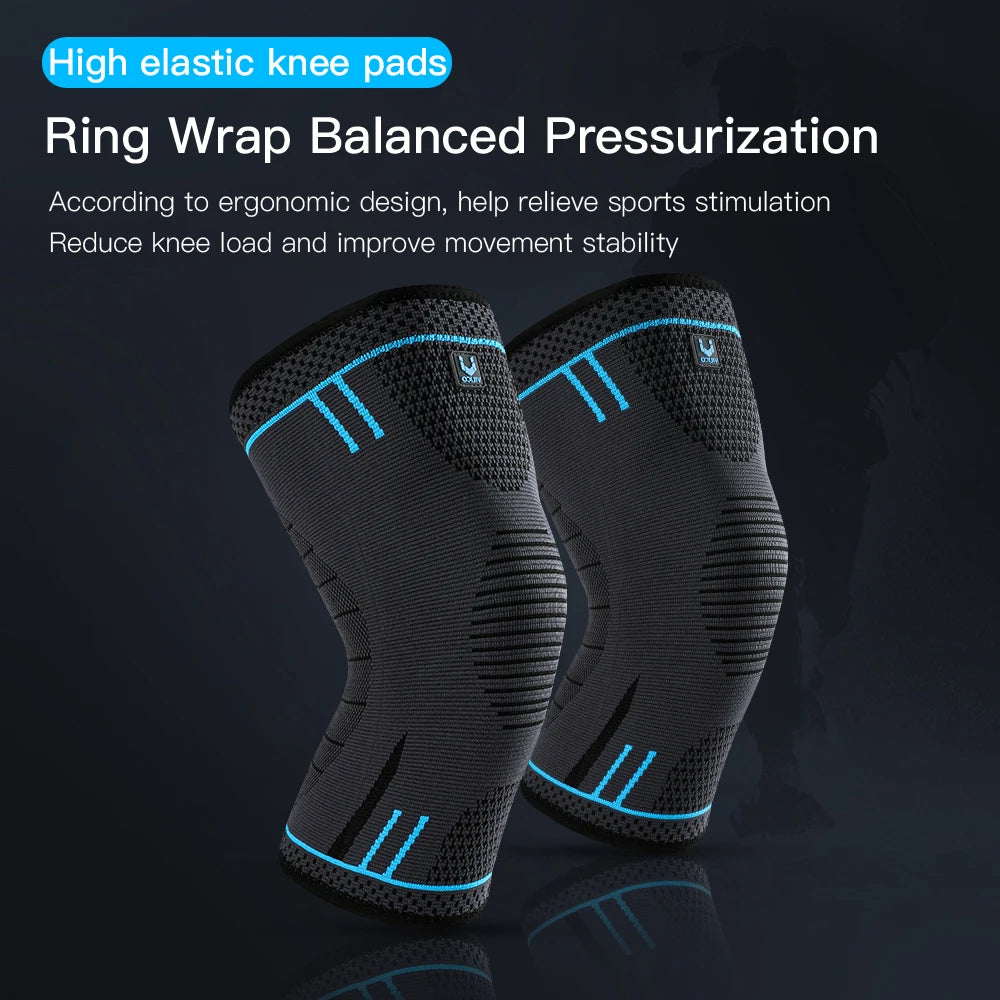 Compression knee support sleeve