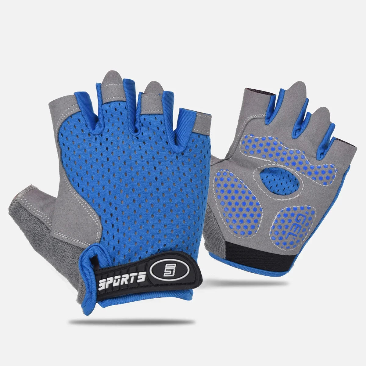 Outdoor Sports Cycling Half Finger Gloves For Boys Girls