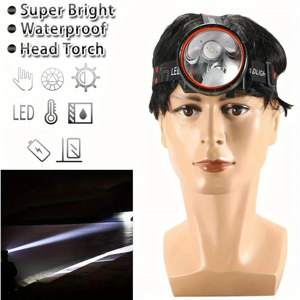 Super Bright LED Headlight Rechargeable Headlight