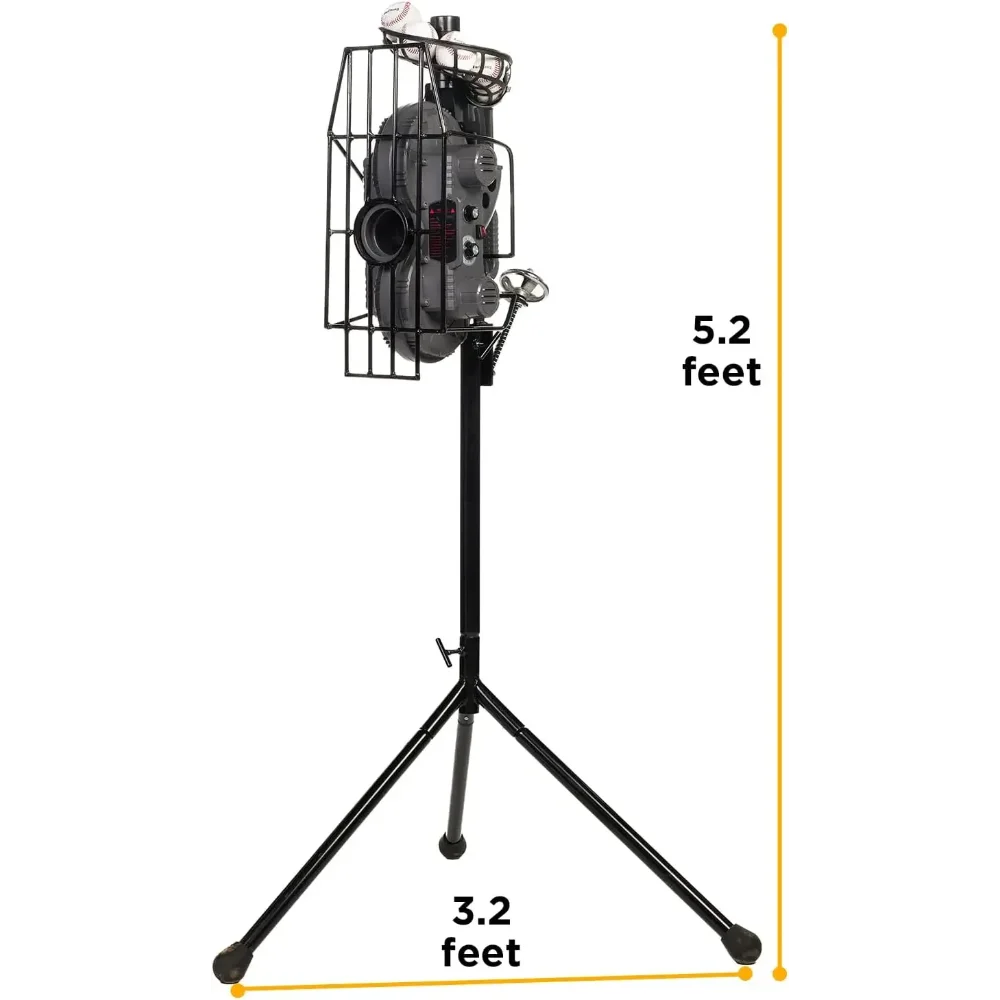 Dual-Wheel Baseball Pitching Machine