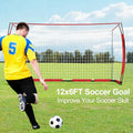12x6 ft Steel Competition Soccer Goal