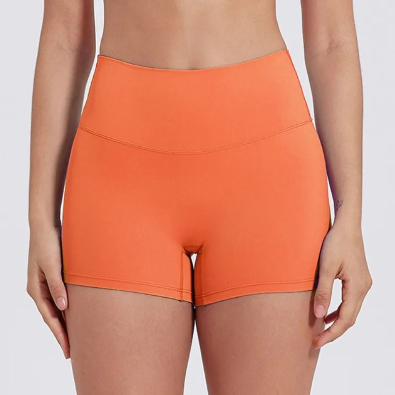 Solid Color Women Gym Sport Short