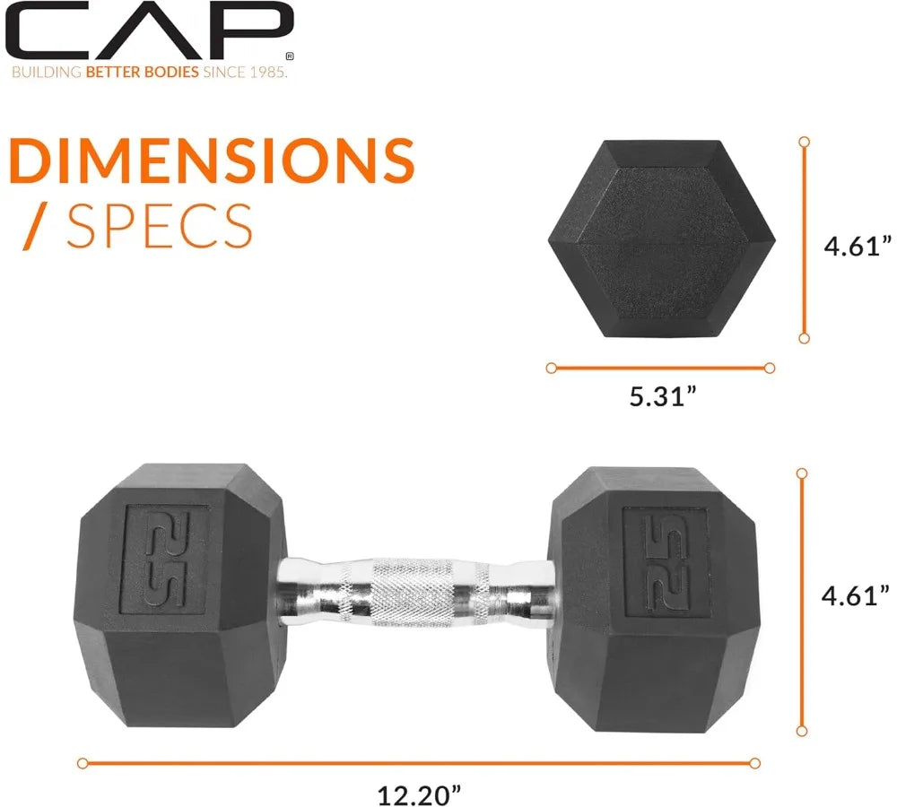 Coated Dumbbell Weight Set