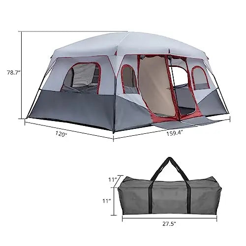 10-Person Cabin Tent With