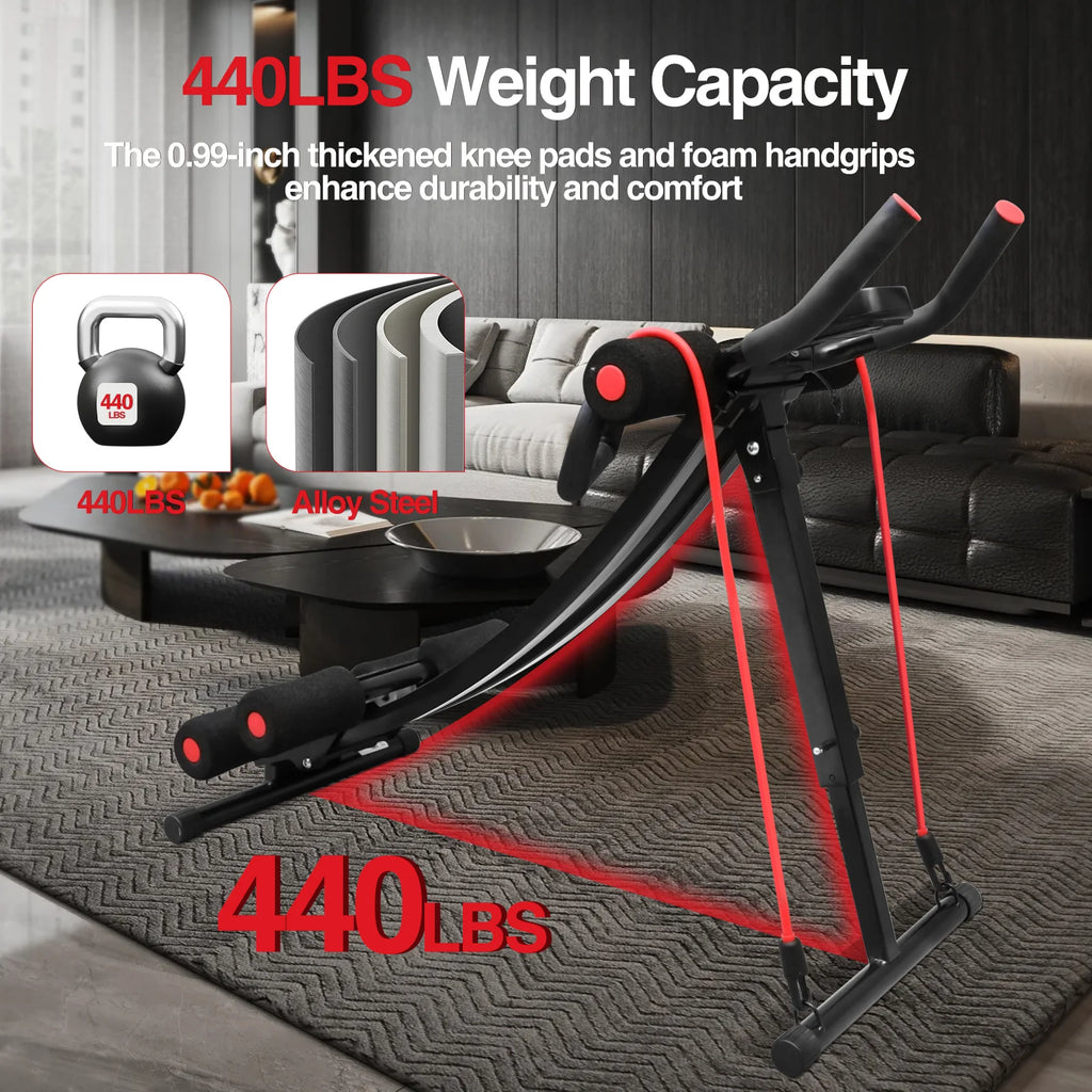 Foldable Ab Machine Max 440lbs