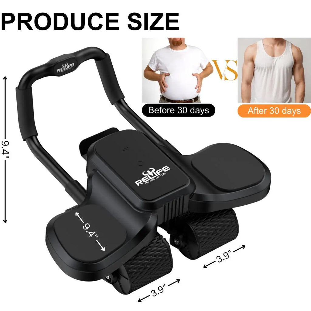 2 in 1 Ab Wheel Roller with Elbow Support