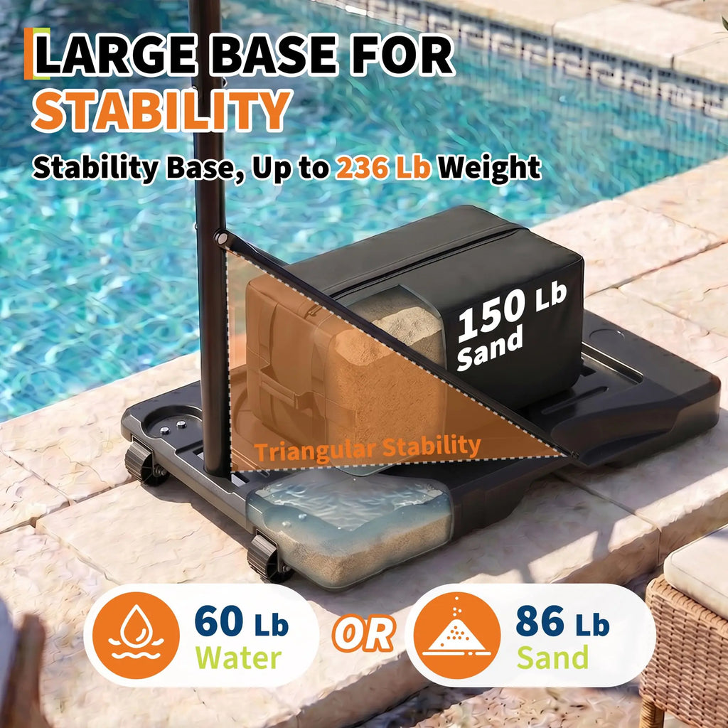 Portable Adjustable Basketball Hoop