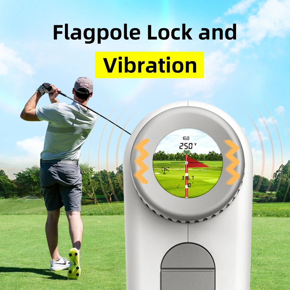 1000YDS 6x Magnification Laser Golf Rangefinder